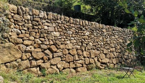 Mur de soutènement en grès Privas